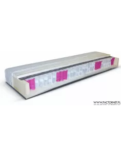 Materac kieszeniowy 7stref z lateksem + zima-lato "K-6"